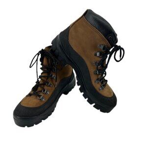 Danner Combat Hiker Boots Men’s 7.5W Brown Leather Suede Vibram Sole Military